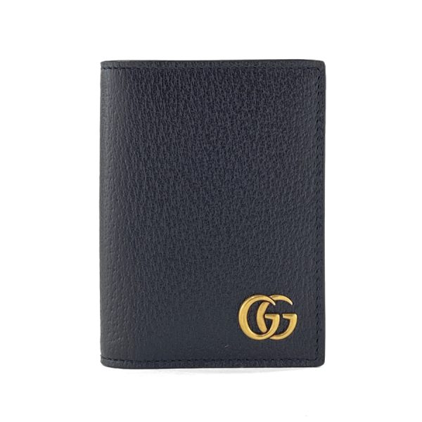 2h004491 01 Gucci Marmont Leather Card Case Black