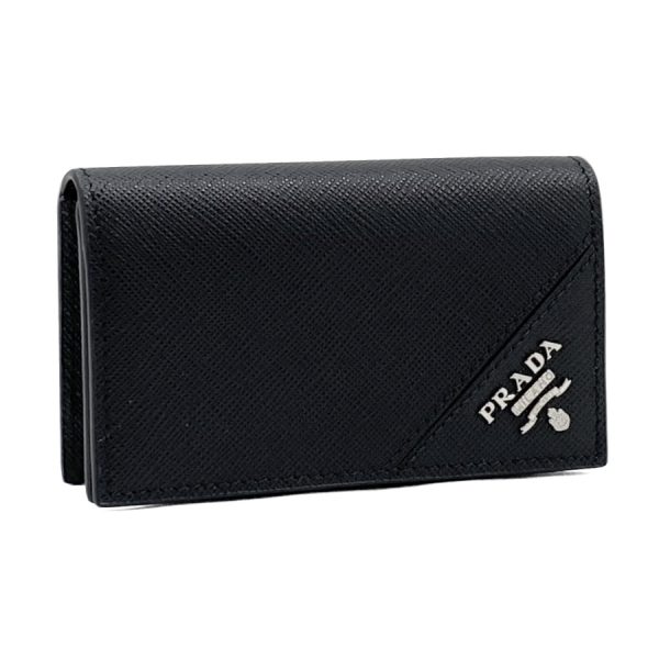 2mc122 s me nero 01 Prada Card Holder Leather Black