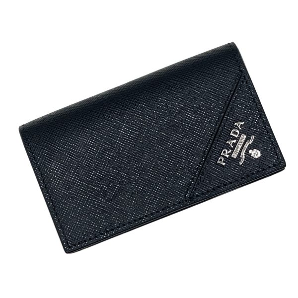 2mc122 s me nero 06 Prada Card Holder Leather Black