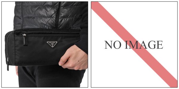 2na029 2dmh f0002 3 Prada Saffiano Leather Travel Pouch Triangle Logo Black