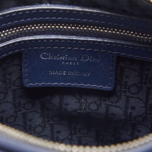 2nkda8jerympo 9 Dior Lady Dior Cannage Lambskin Handbag Navy