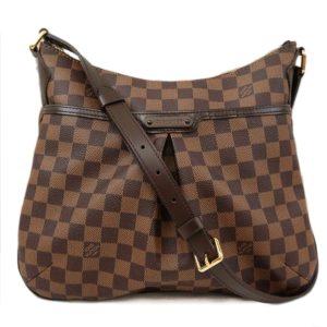 30102 1 Louis Vuitton Saria Horizontal Damier Ebene Shoulder Bag Brown