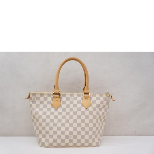 30164 2 Louis Vuitton Saleya Damier Azur Bag White