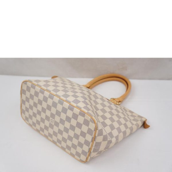 30164 4 Louis Vuitton Saleya Damier Azur Bag White