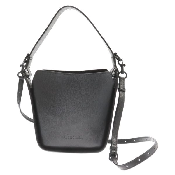 3024a280014 1 Balenciaga Tool North South Xs Handbag Leather Black