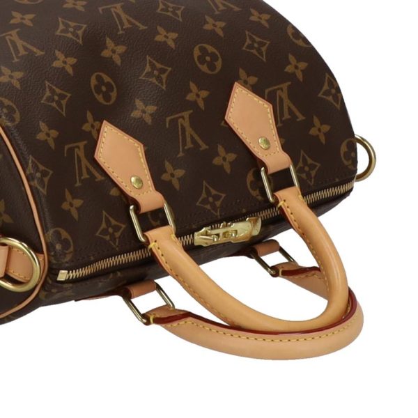 30476 2 Louis Vuitton Speedy Bandouliere 25 Monogram Brown