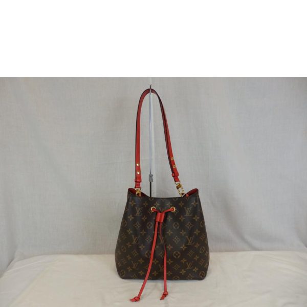 30513 3 Louis Vuitton Neonoe Monogram Handbag Brown