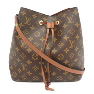 30520 1 Louis Vuitton Hippo Piano Monogram Shoulder Bag Leather Brown