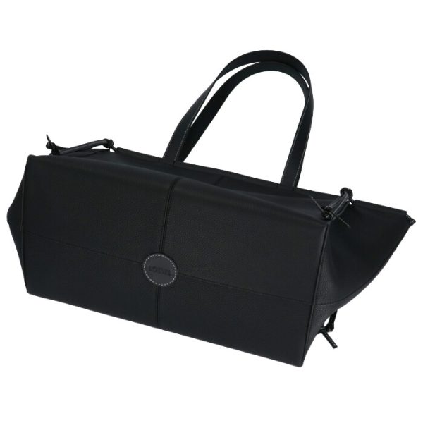 30912ab9000511100 3 Loewe Cushion Tote Handbag Calfskin Black