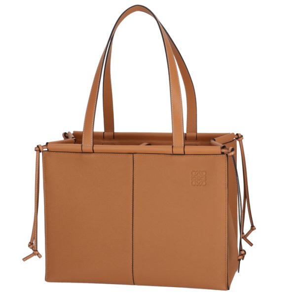 30912ab9000513649 6 Loewe Cushion Tote Light Caramel Brown