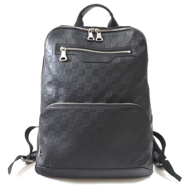 3100314 112n 1 Louis Vuitton Avenue Back Damier Infini Onyx Pack Bag Black