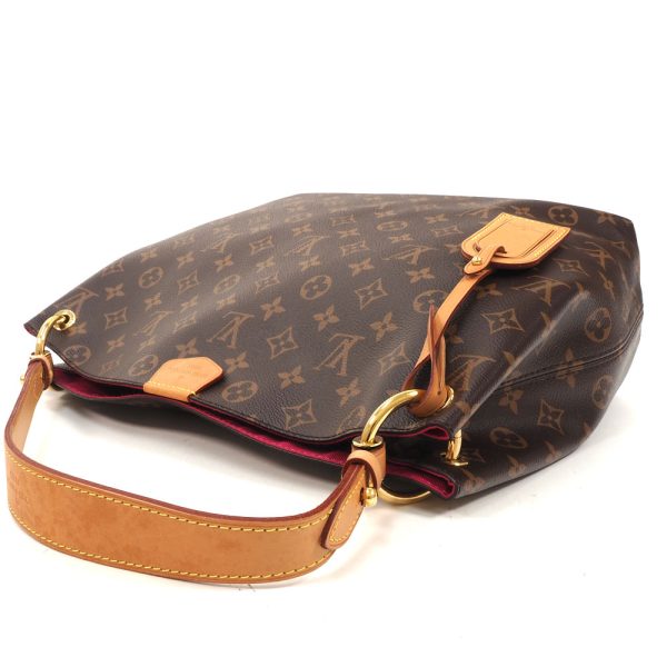 3100427 201n 3 Louis Vuitton Graceful PM Monogram One Shoulder Tote Bag Brown