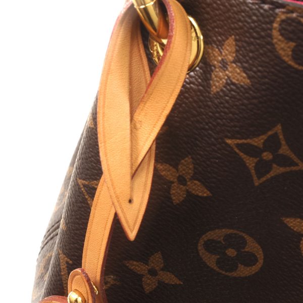 3100427 201n 8 Louis Vuitton Graceful PM Monogram One Shoulder Tote Bag Brown