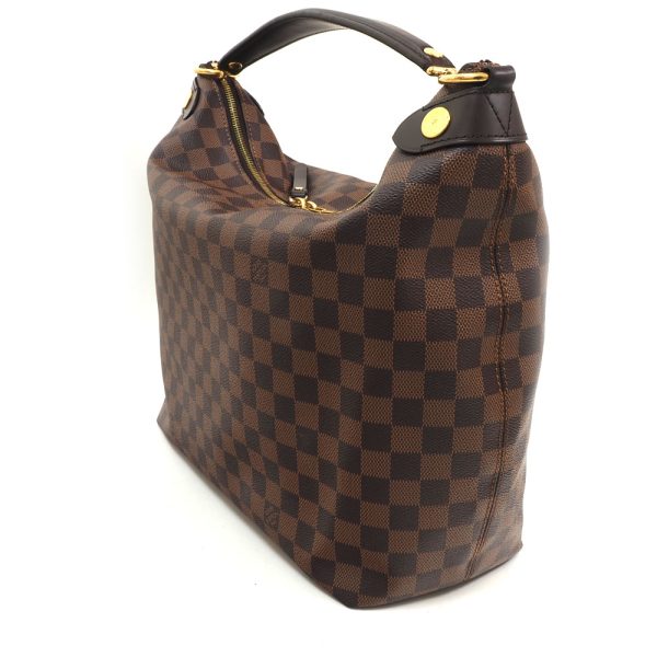 3100427 233n 2 Louis Vuitton Duomo Hobo Damier Ebene Shoulder Bag Brown