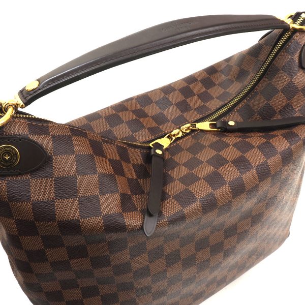 3100427 233n 3 Louis Vuitton Duomo Hobo Damier Ebene Shoulder Bag Brown