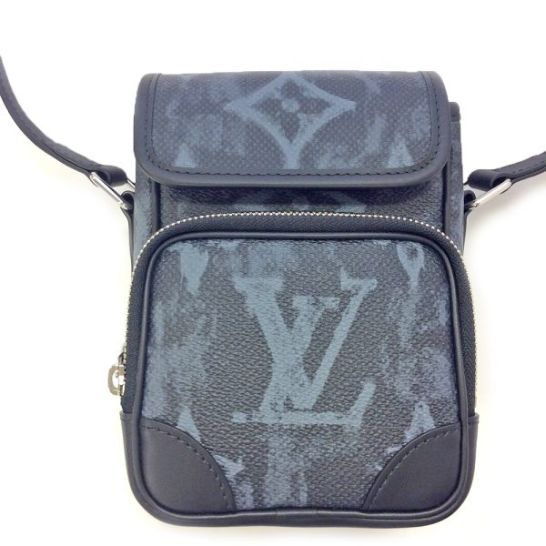 31004279315 124 02u Louis Vuitton Amazon Monogram Pastel Crossbody Shoulder Bag Noir