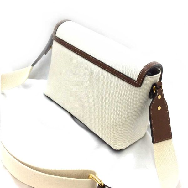 3100444 16n 2 Burberry Shoulder Bag White Brown