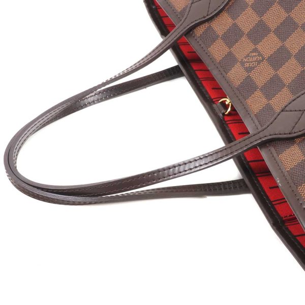 3100540 141n 4 Louis Vuitton Damier Neverfull Pm Lightweight Shoulder Bag Ebene Brown