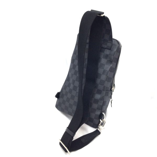 31006539316 20n 2 Louis Vuitton Damier Spring Avenue Sling Graphite Bag Black Gray