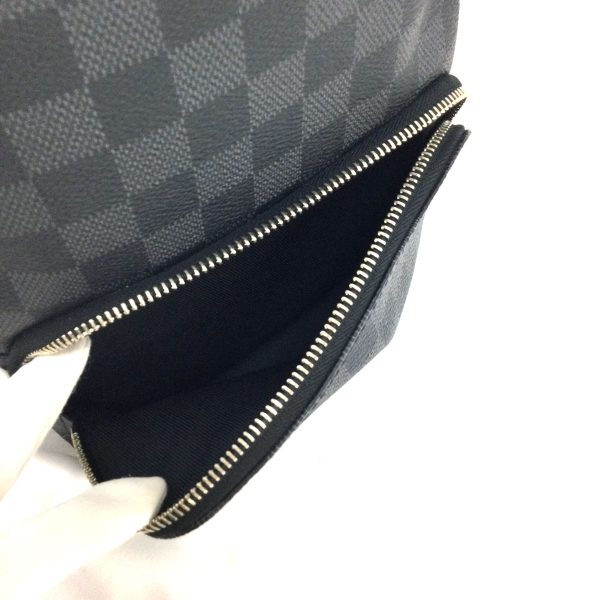 31006539316 20n 6 Louis Vuitton Damier Spring Avenue Sling Graphite Bag Black Gray