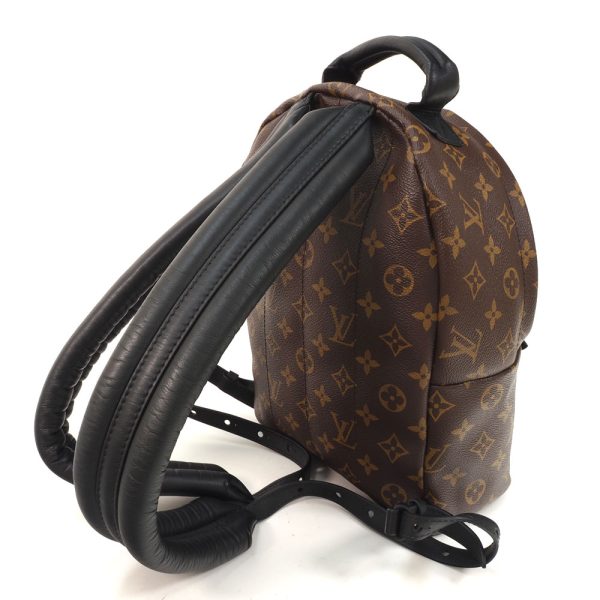 3100766 32n 2 Louis Vuitton Monogram Reverse PVC Leather Palm Springs Pack Bag Brown Black