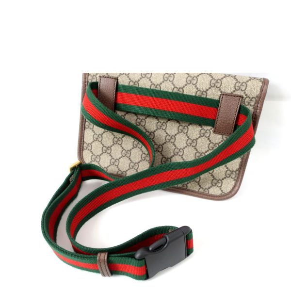 31009 4 Gucci Supreme Belt Bag Body Bag Black