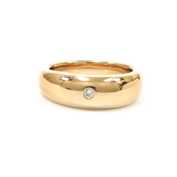 3103159 571n 1 005Ct Round Single Stone Ring Yellow Gold