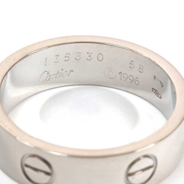 3103407 29n 3 Cartier 58 White Gold Love Ring