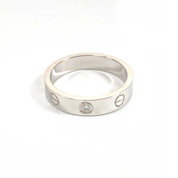 3103407 30n 2 Cartier Mini Love Diamond Ring White Gold