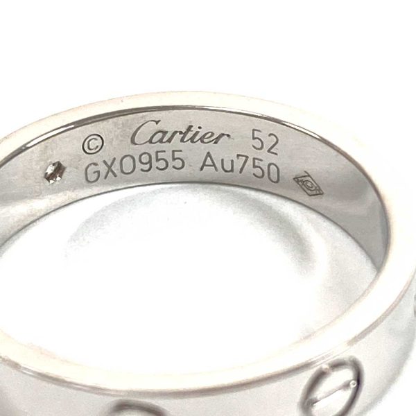 3103407 30n 4 Cartier Mini Love Diamond Ring White Gold