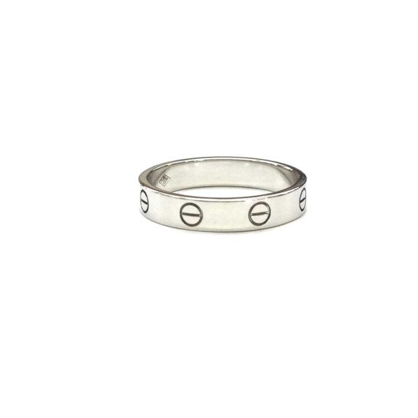 3103407 33n 2 Cartier Mini Love Ring White Gold