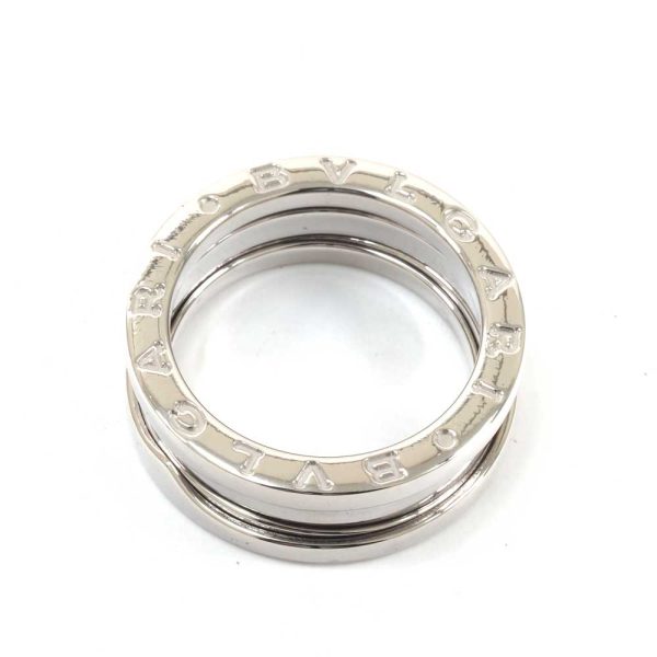 3103408 21n 4 Bvlgari B Zero1 2 Band Ring White Gold