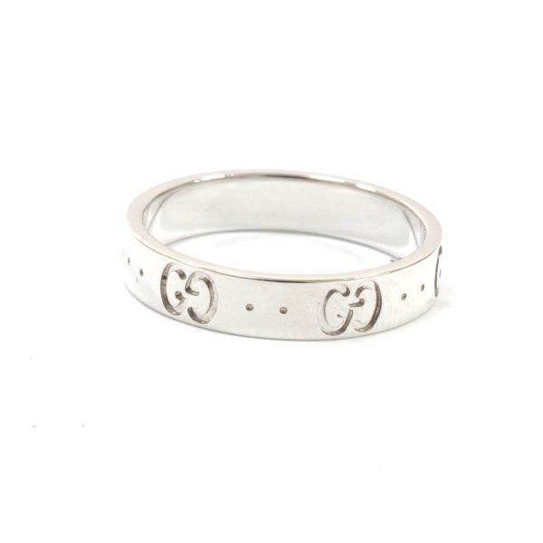 3103436 17n 2 Gucci Icon Nasu Shiobara Store Ring White Gold