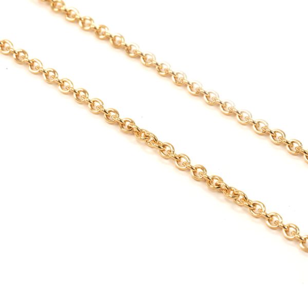 3103460 3n 5 Cartier Baby Love Engraved Screw Design Necklace Yellow Gold