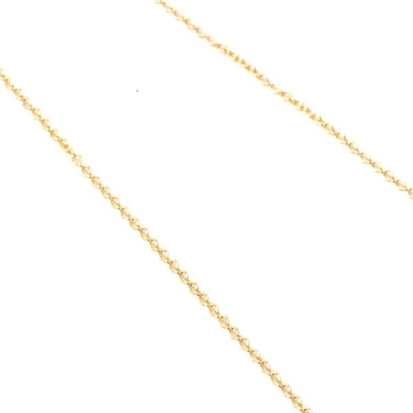 3103462 50n 6 Tiffany CoT Smile Popular Nasu Shiobara Store Small Pendant Necklace Yellow Gold