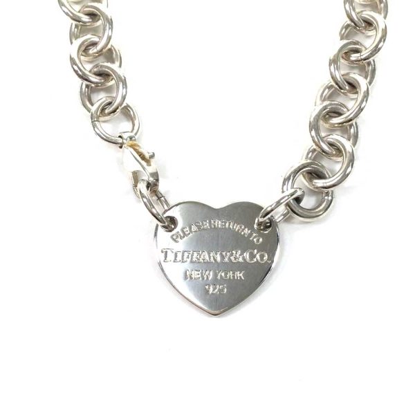 3103462 65n 1 Tiffany Co Heart Necklace Silver