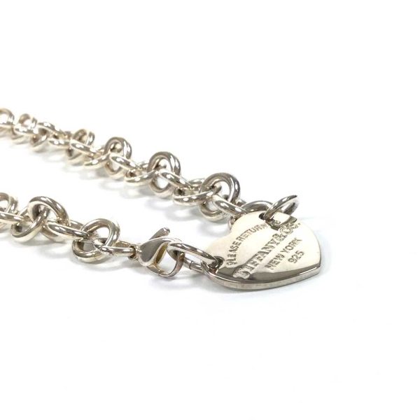 3103462 65n 3 Tiffany Co Heart Necklace Silver