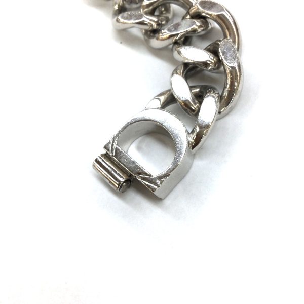 3103477 28n 6 Christian Dior Icon CD Chain Link Necklace Silver