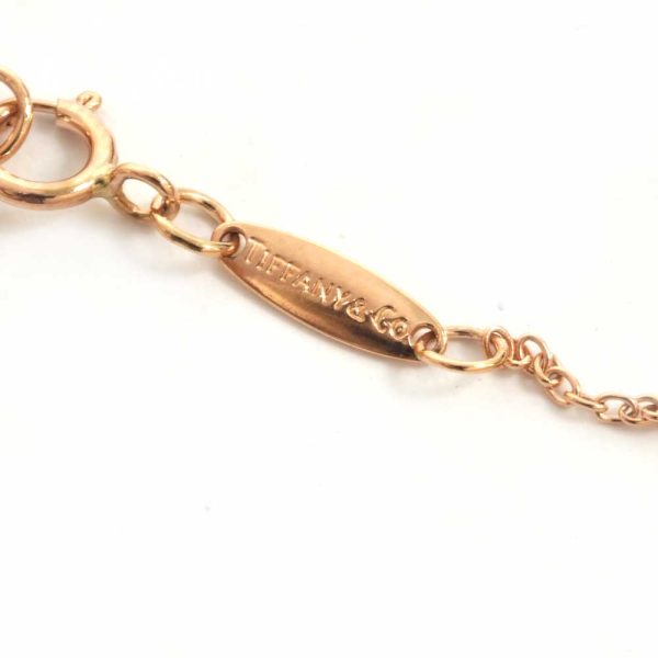 3103515 16n 6 Tiffany Co Visor Yard Diamond Bracelet Rose Gold