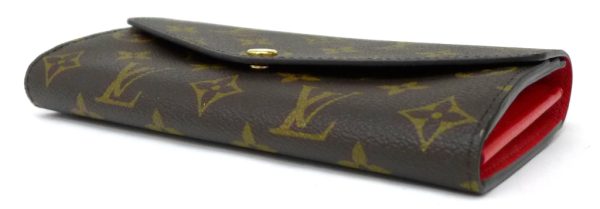 31039 3 Louis Vuitton Long Wallet Portefeuille Sarah Monogram Coquelicot Wallet