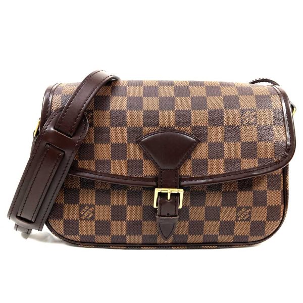 310427 324n 1 Louis Vuitton Sologne Damier Ebene Shoulder Bag Brown