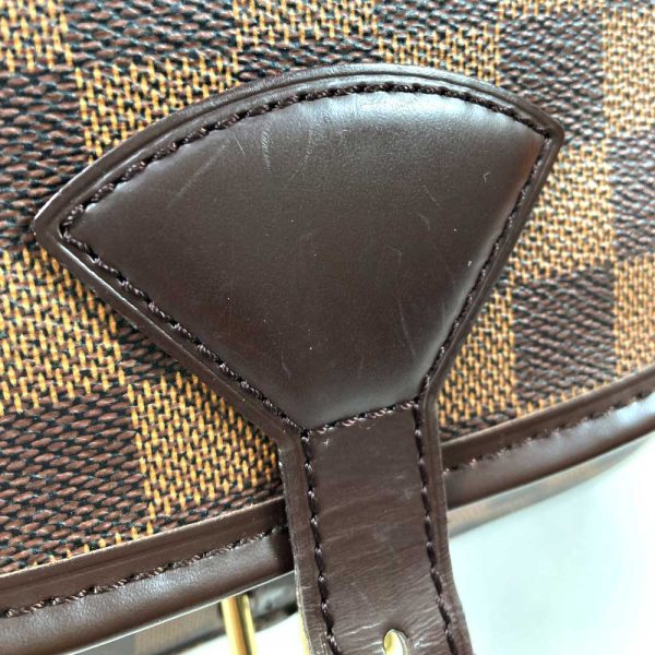 310427 324n 11 Louis Vuitton Sologne Damier Ebene Shoulder Bag Brown