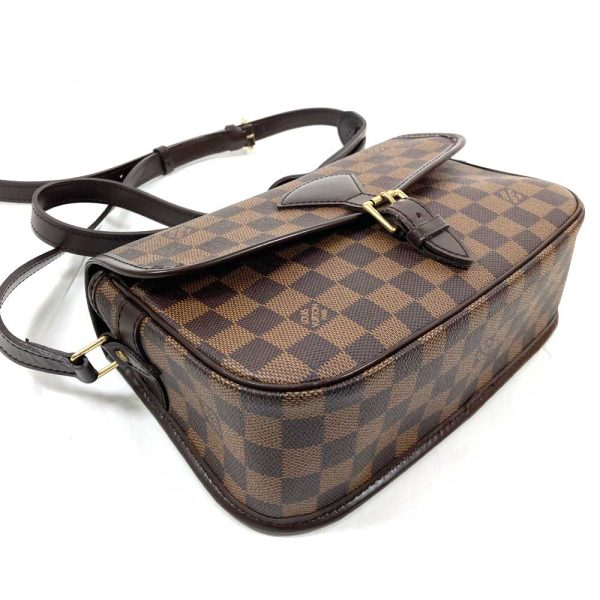 310427 324n 3 Louis Vuitton Sologne Damier Ebene Shoulder Bag Brown