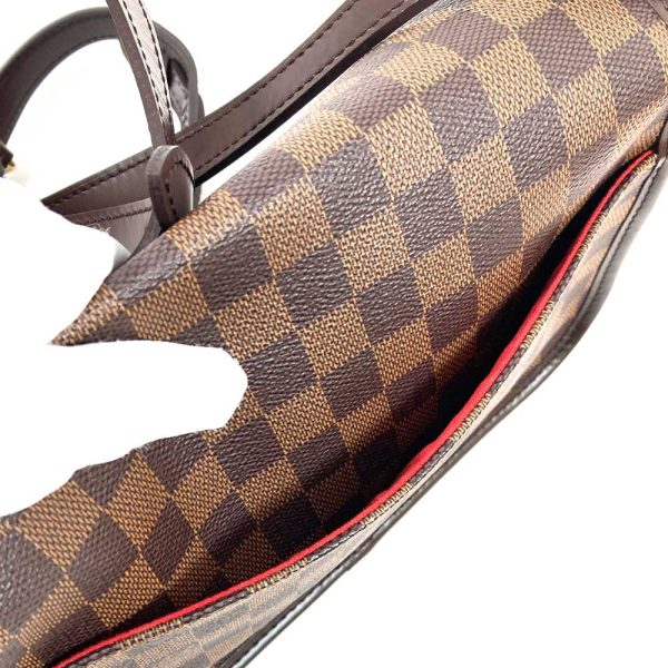 310427 324n 5 Louis Vuitton Sologne Damier Ebene Shoulder Bag Brown