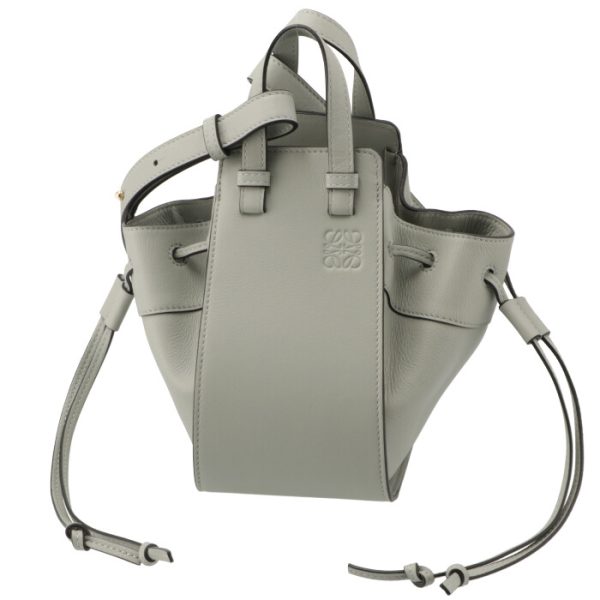 31430v0700241760 6 Loewe Hammock Drawstring Mini Shoulder Bag Gray