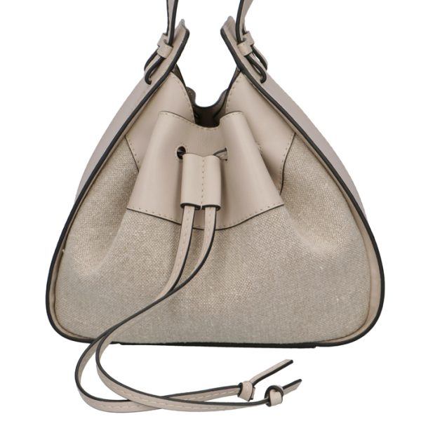 31439z9500552461 7 Loewe Hammock Drawstring Small Shoulder Bag Beige