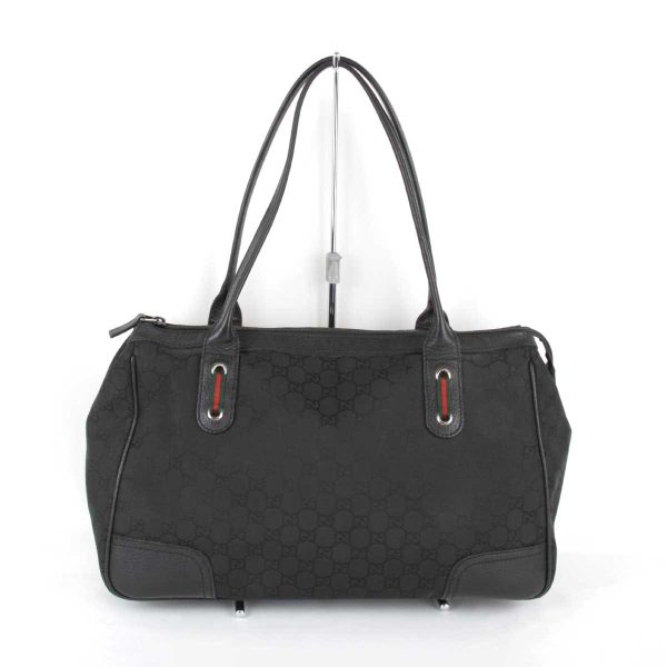 3145230906162t 1 Gucci Tote Bag Nylon Black