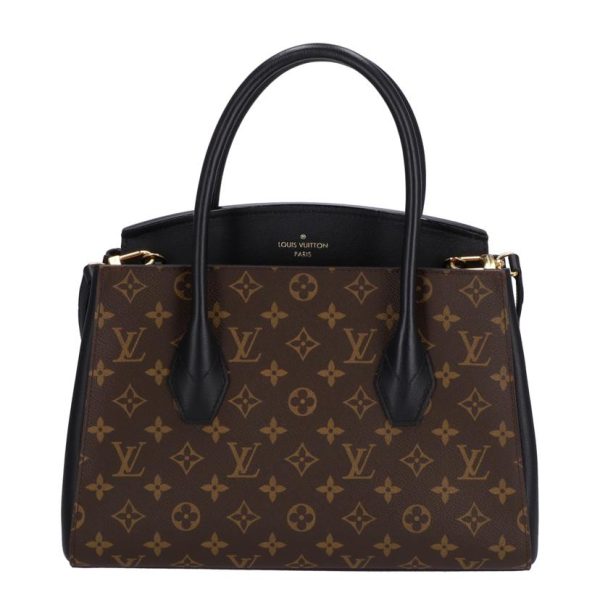 31911 2 Louis Vuitton Florine 2 Way Shoulder Bag Brown Black