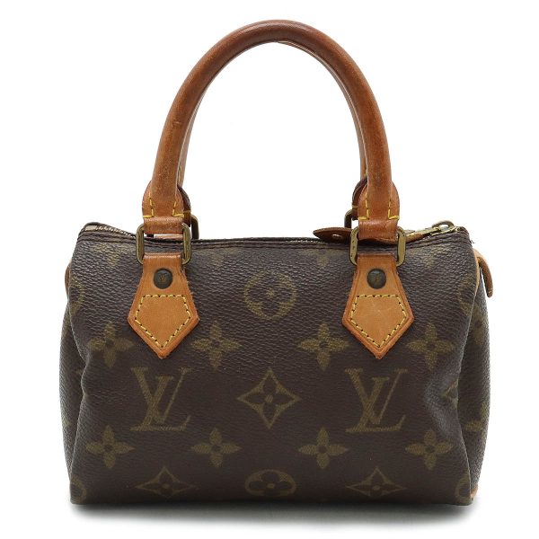 32010704 1 LOUIS VUITTON Mini Speedy Handbag Pouch Bag