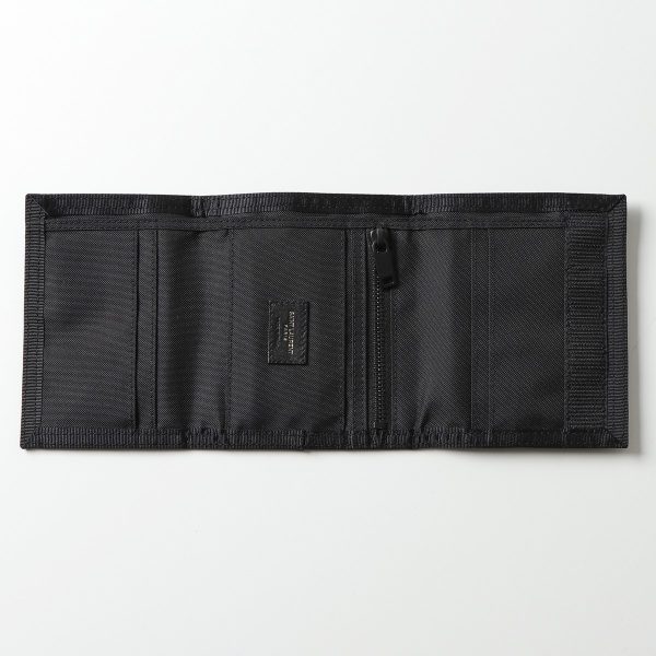 320508513 3 Saint Laurent Trifold Mini Bean Wallet Logo Black